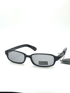 NWT BL4105G Biacci Black  Acetate Men's Rectangular Sunglasses